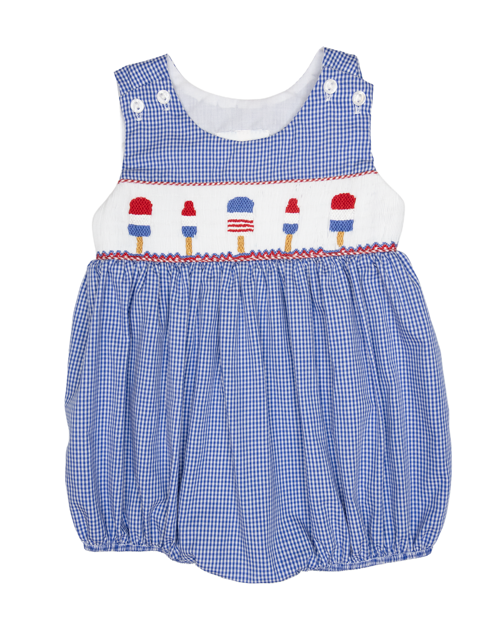 Lulu Bebe LBS26 Teddy Patriotic Popsicle Bubble