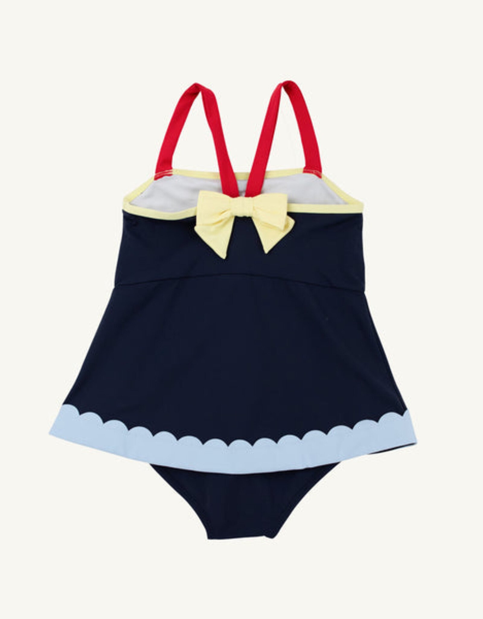 TBBC Stratford Scallop Swimsuit  Navy/Red/Blue