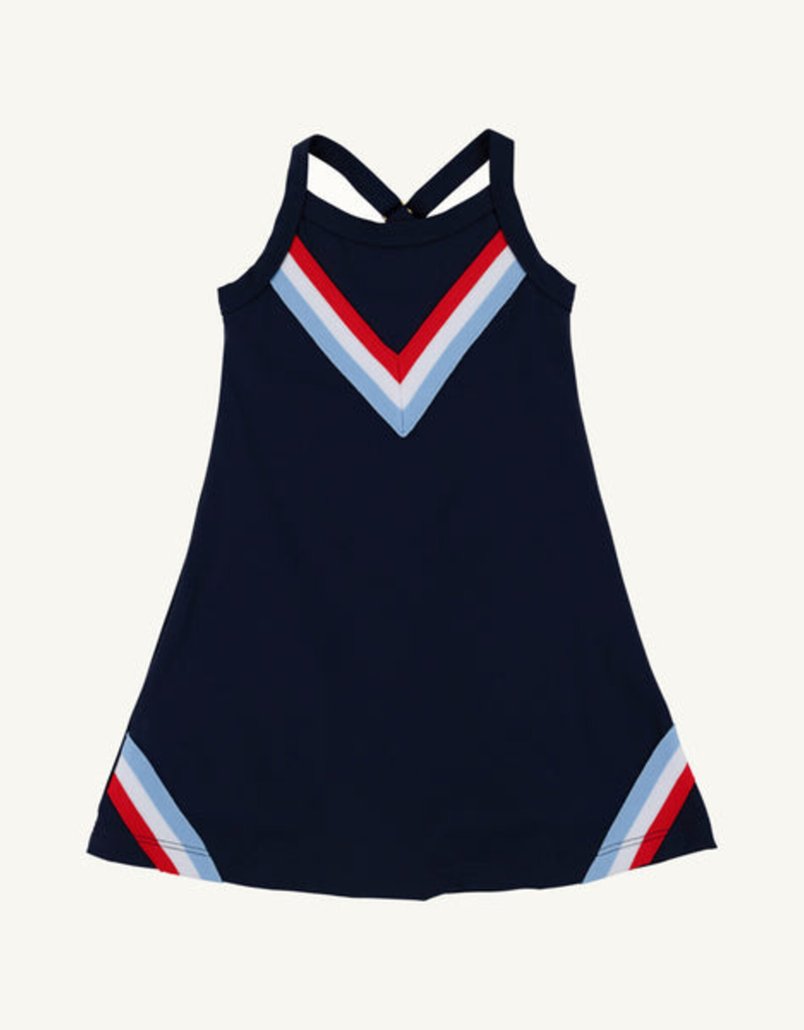 TBBC Prepletic Little Miss Tennis Dress Navy/Red/Blue