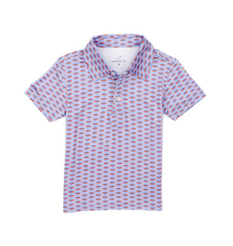 Properly Tied Inlet Polo Freedom Flag