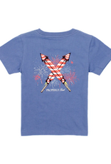 Properly Tied PT26 SS Space Blue Firecracker Tee