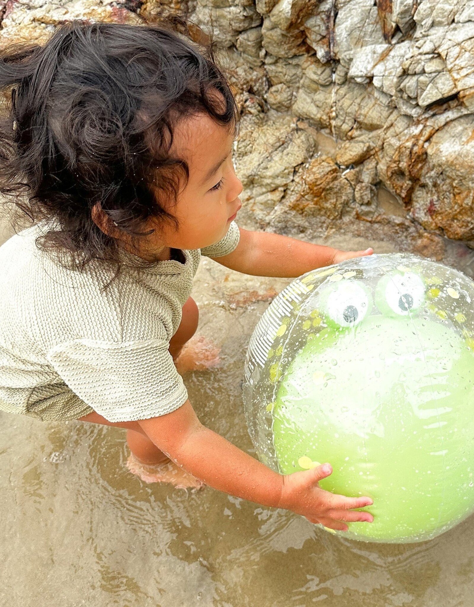 Sunnylife Inflatable Beach Ball Cookie the Croc