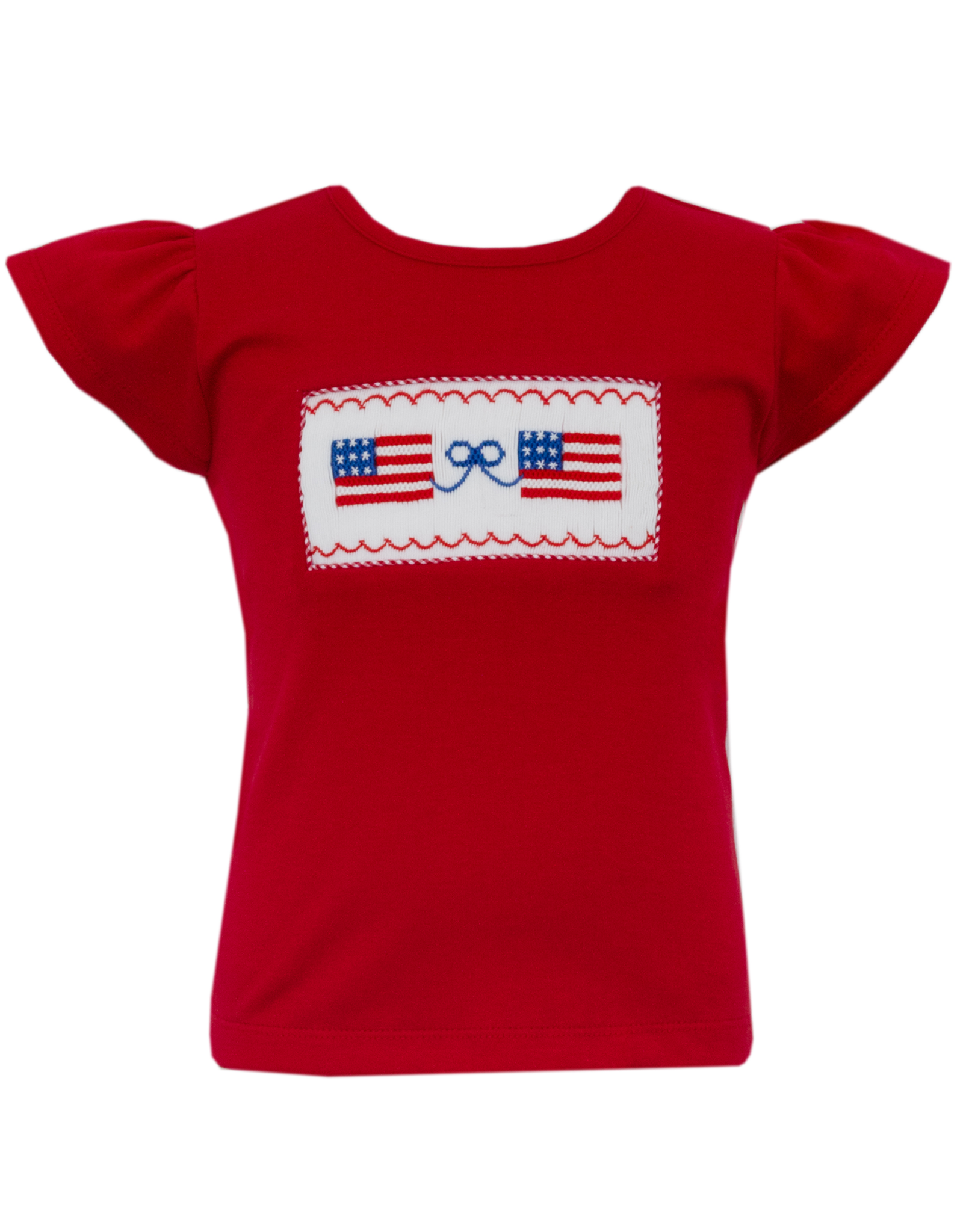 Anavini 316Q2 Flag Red Smocked Shirt