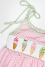 Lulu Bebe LBS26 Joy Smocked Ice Cream Bubble