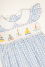Lulu Bebe LBS26 Rosie Smocked Sailboat Bubble