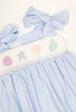 Lulu Bebe LBS26 Julie Smocked Seashell Bubble