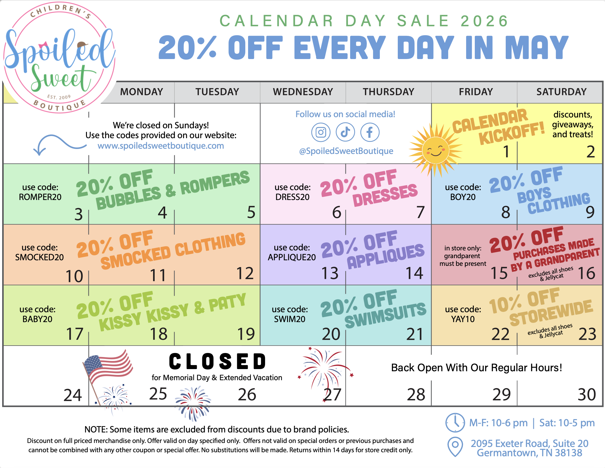 may calendar day sale deals