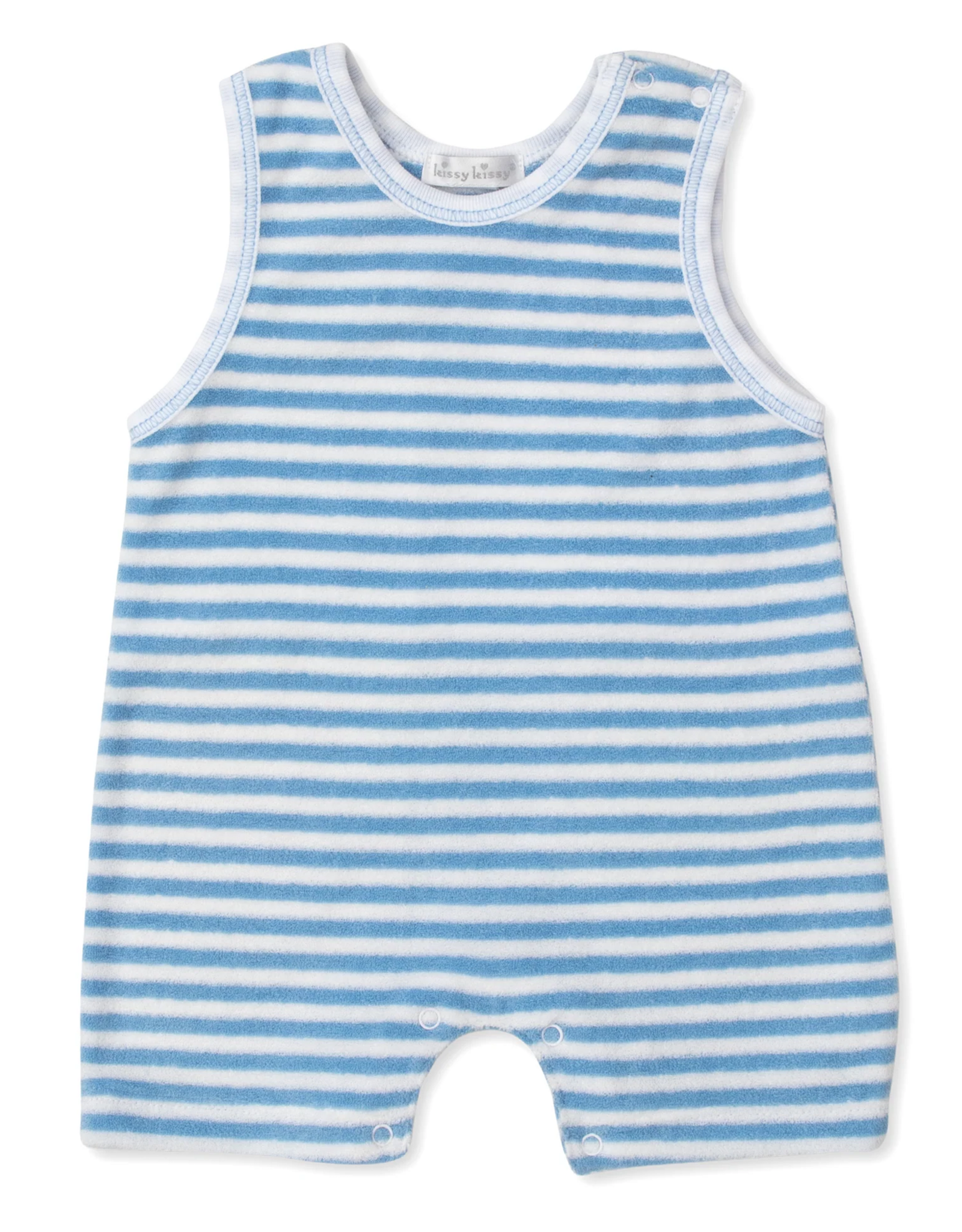 Kissy Kissy Cabana Terry Stripes Playsuit Blue