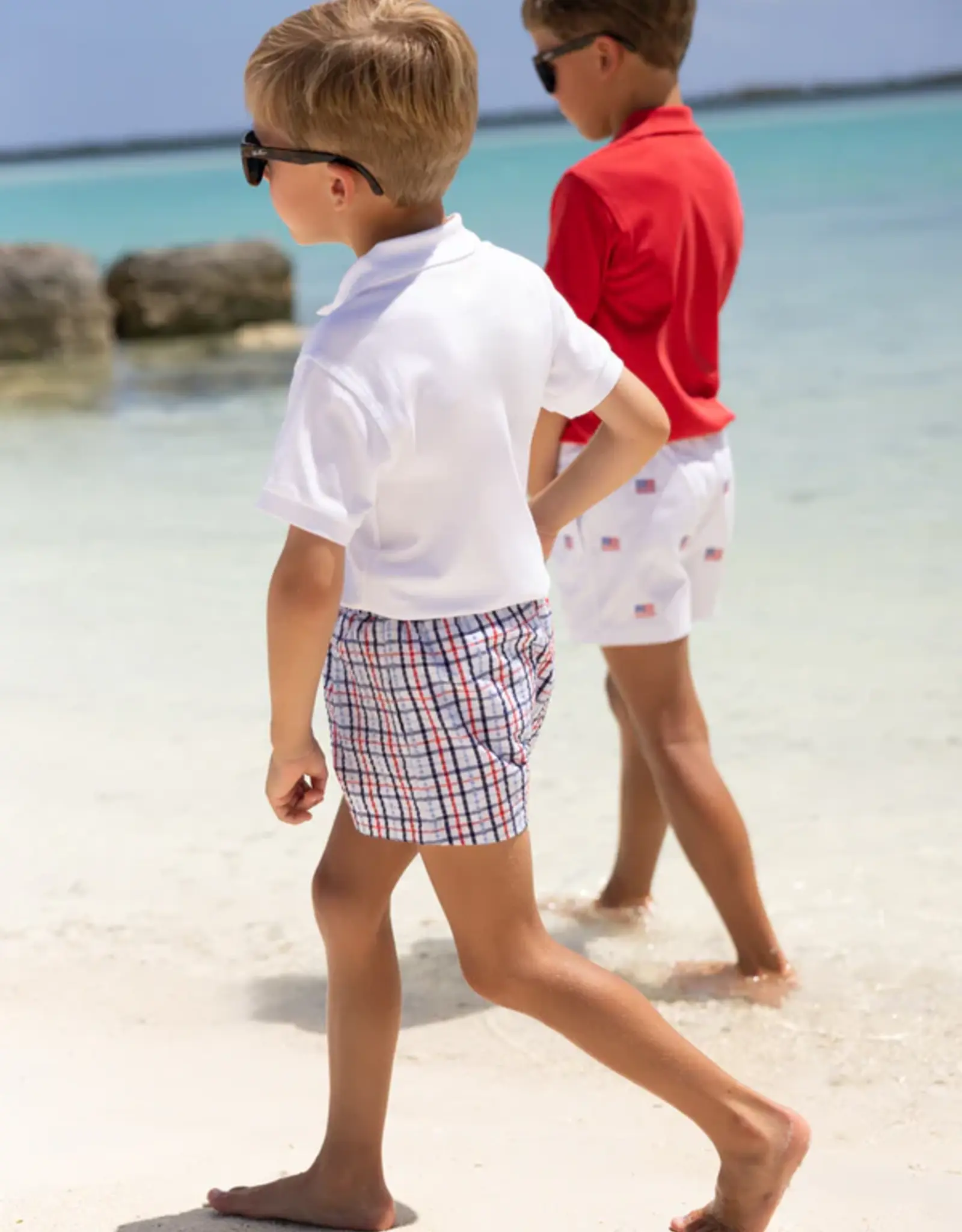 TBBC Sheffield Shorts Pierce Mill Plaid Seersucker