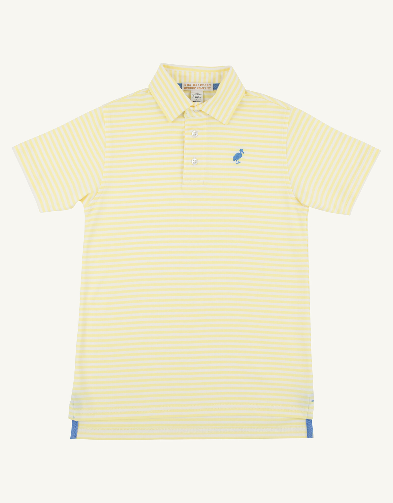 TBBC Prim Proper Polo Lake Worth Yellow Stripe/Blue