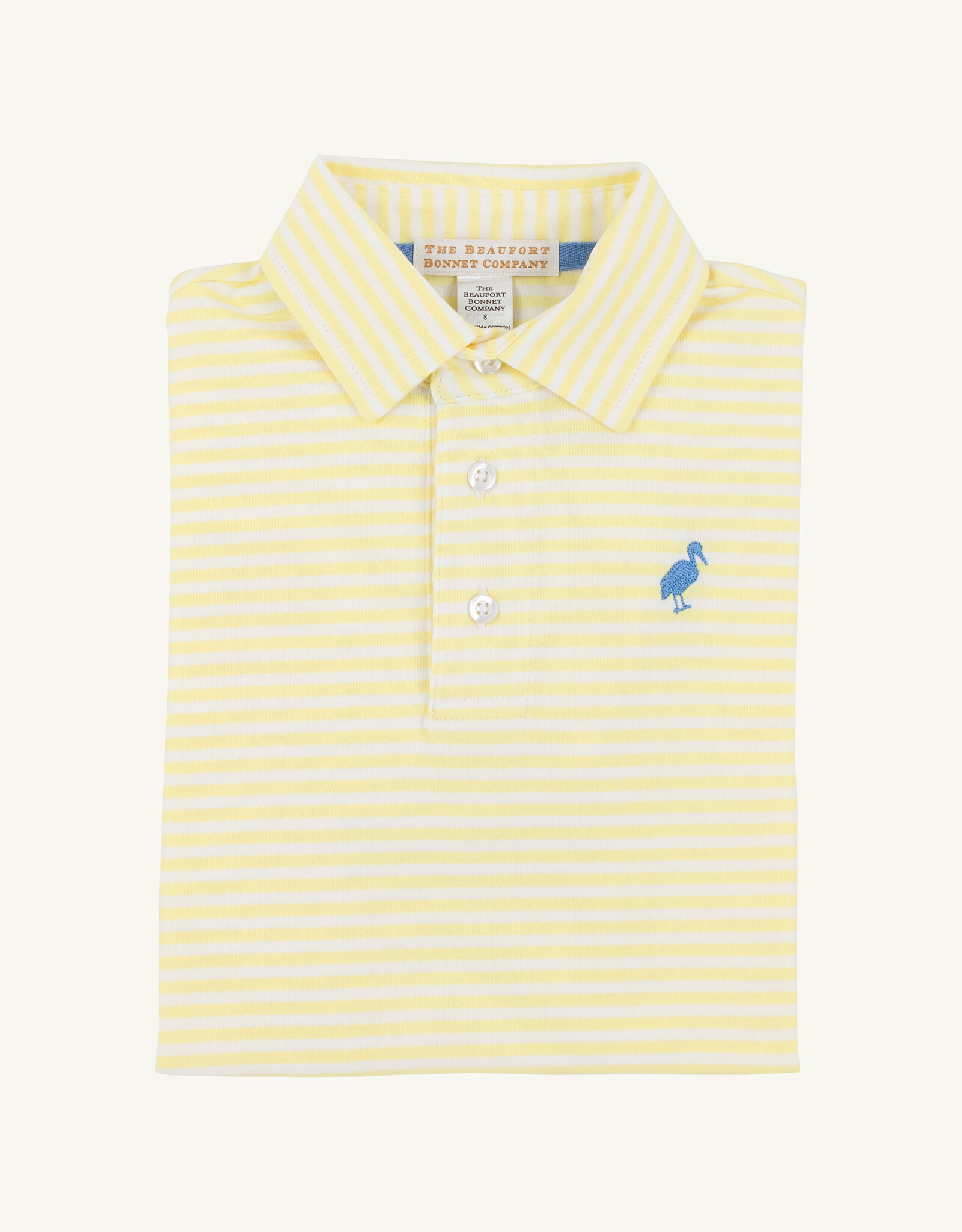TBBC Prim Proper Polo Lake Worth Yellow Stripe/Blue