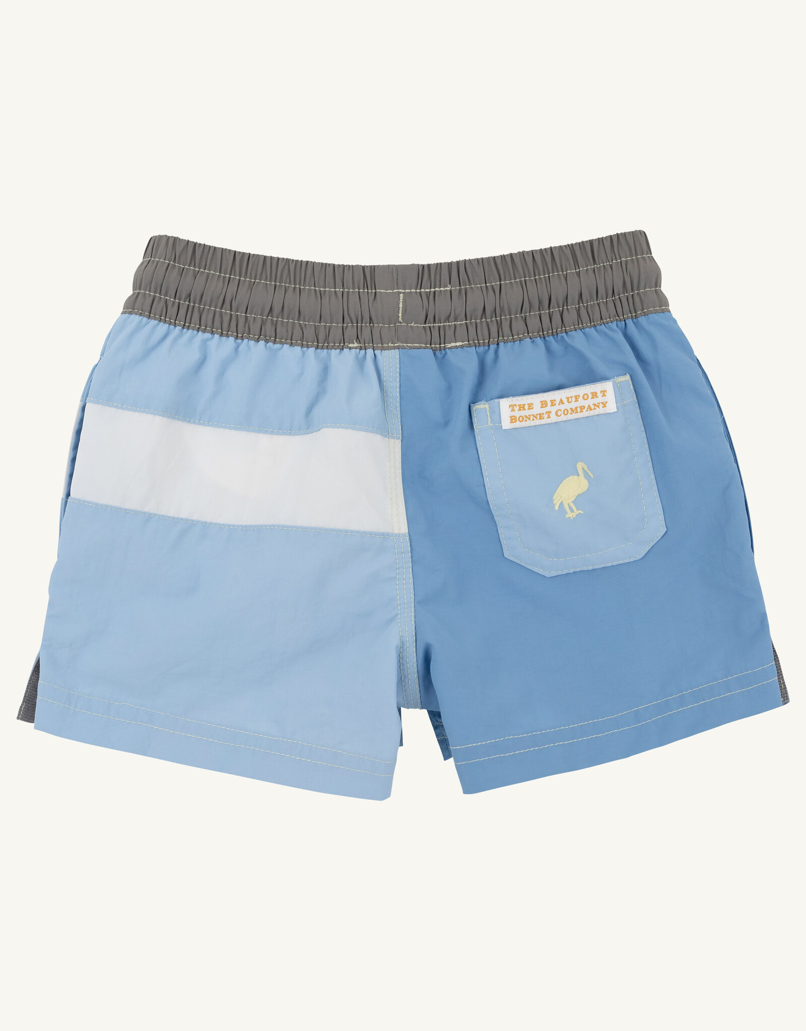 TBBC Country Club Colorblock Trunks Periwinkle/Blue/Grey