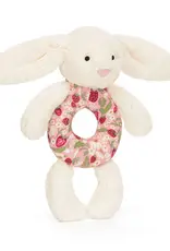 Jellycat Blossom Cream Berry Bunny Ring Rattle