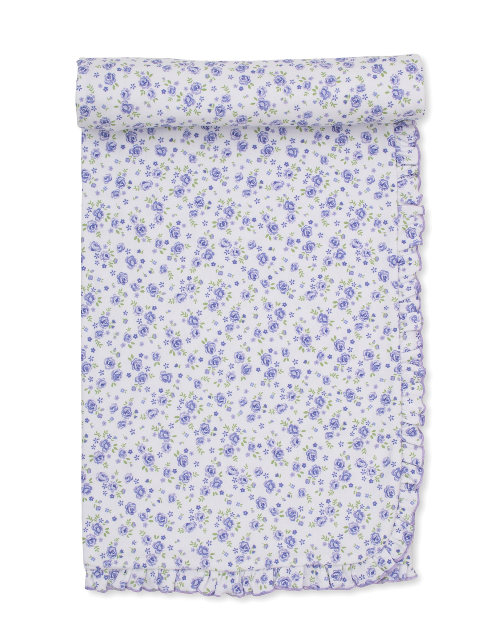 Kissy Kissy Cottage Roses LILAC Blanket