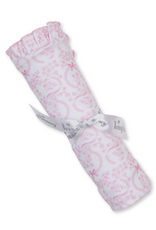 Kissy Kissy Delicate  Blooming Bows Blanket PINK