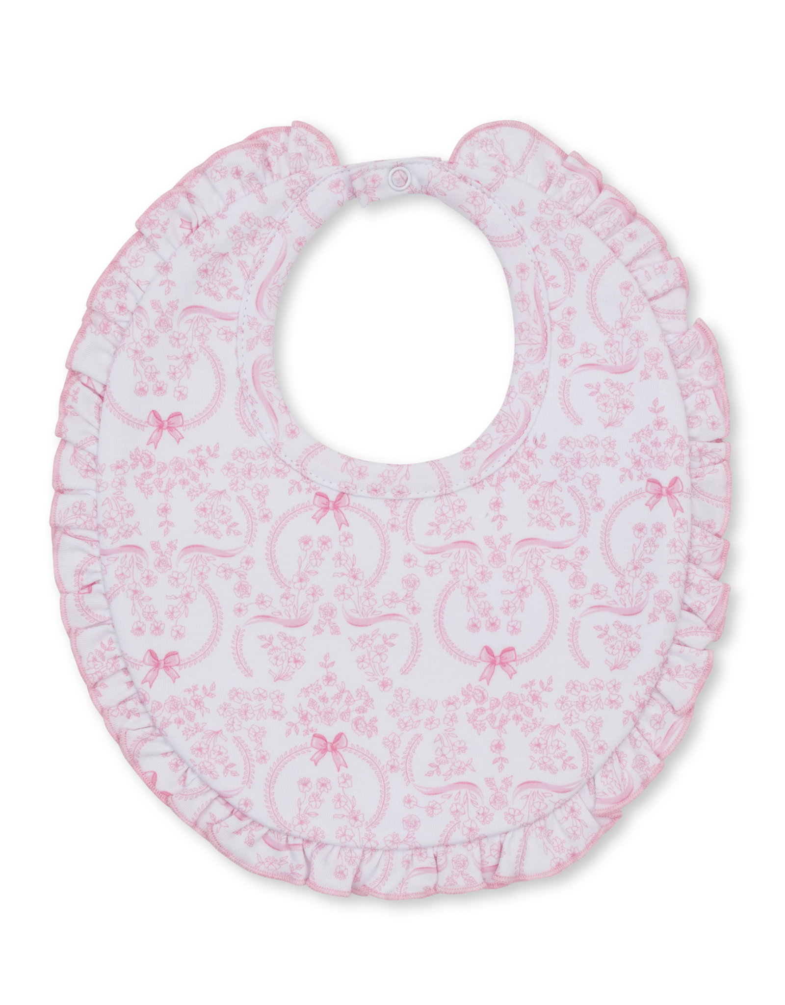 Kissy Kissy Delicate  Blooming Bows Bib PINK