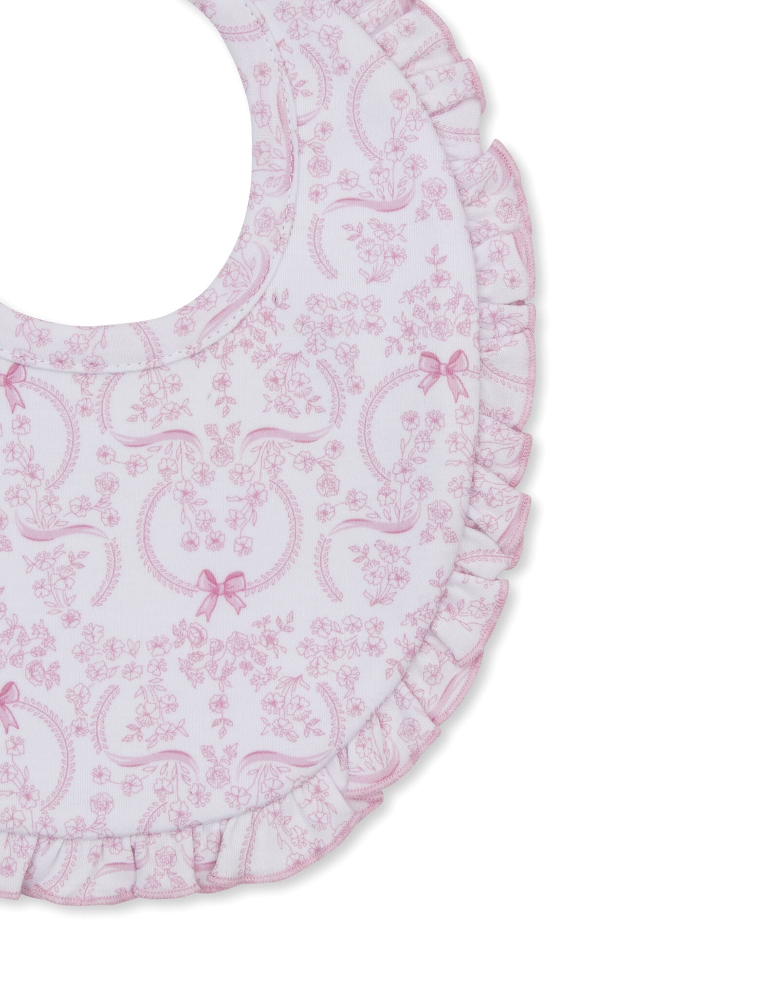 Kissy Kissy Delicate  Blooming Bows Bib PINK