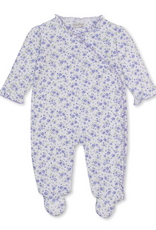 Kissy Kissy Cottage Roses LILAC Footie