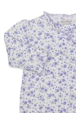 Kissy Kissy Cottage Roses LILAC Footie