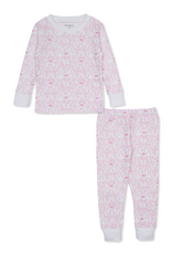 Kissy Kissy Delicate Blooming Bows PINK 2 pc PJ