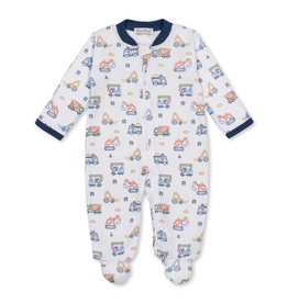 Kissy Kissy Construction Demo Zip Footie