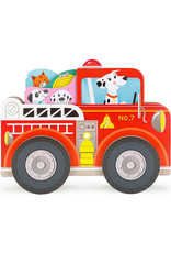 Cottage Door Press Fire Truck Tales Interactive Rolling Slipcase with 3 Books