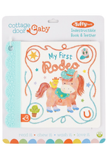 Cottage Door Press Tuffy Teether Indestructible book My First Rodeo