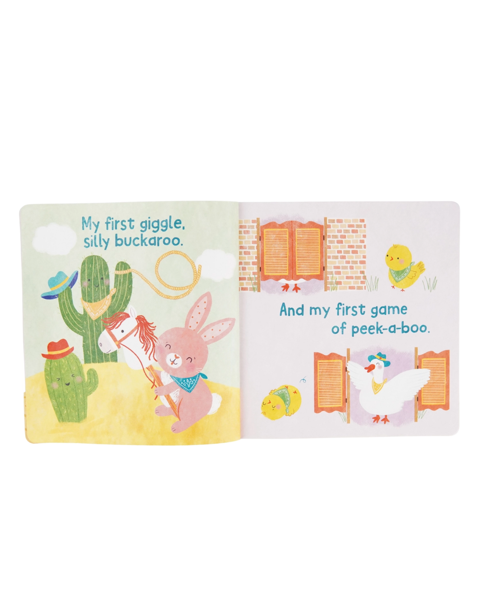 Cottage Door Press Tuffy Teether Indestructible book My First Rodeo