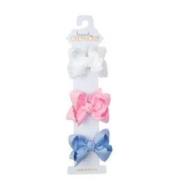 Beyond Creations 3 pack 3" bow set Light