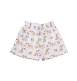 The Smiley Crab Patriotic Pup Shorts