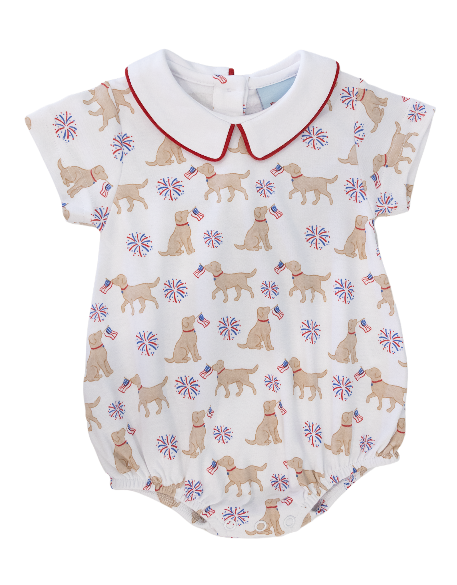 The Smiley Crab S26 Collar Bubble Patriotic Pup