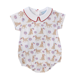 The Smiley Crab Collar Bubble Patriotic Pup