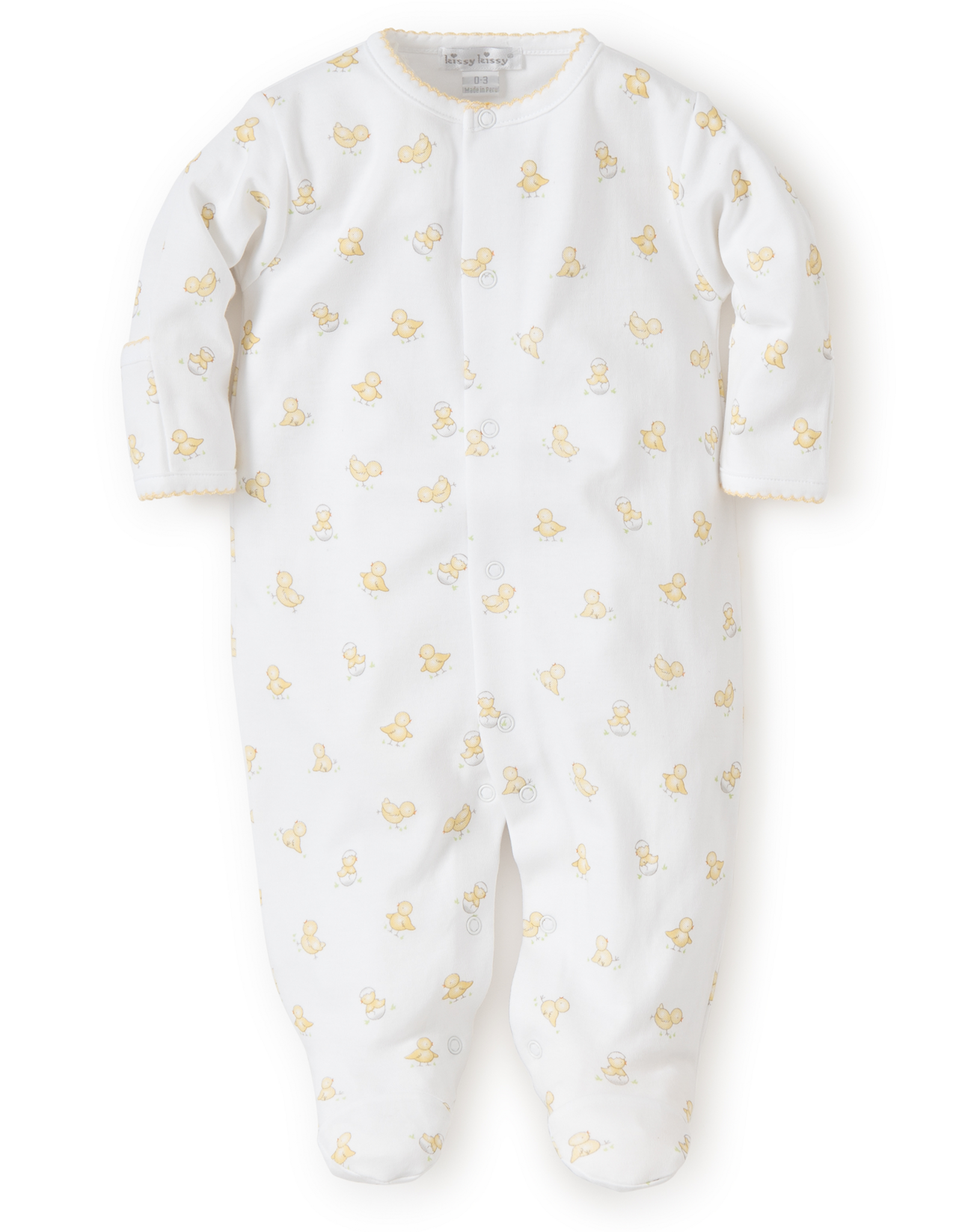 Kissy Kissy Hatchlings Print Footie