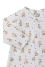 Kissy Kissy Teddy Bears Tan Print Converter Gown