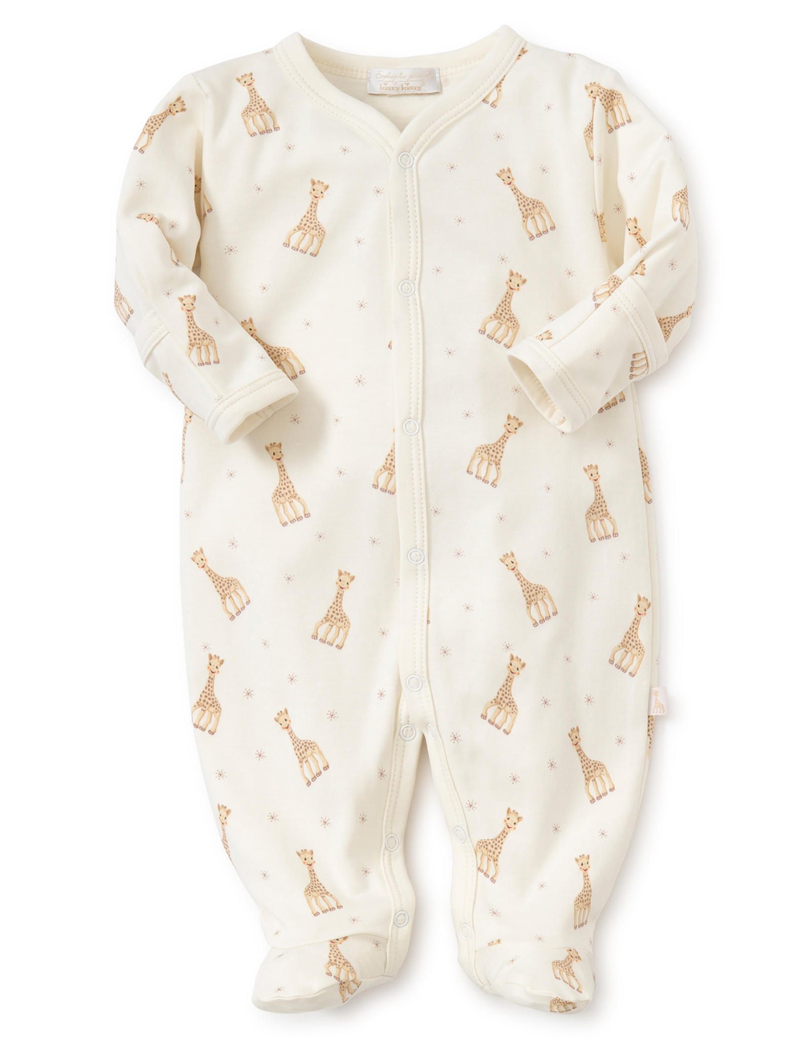 Kissy Kissy Sophie la Giraffe Ecru Footie