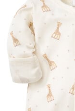 Kissy Kissy Sophie la Giraffe Ecru Footie