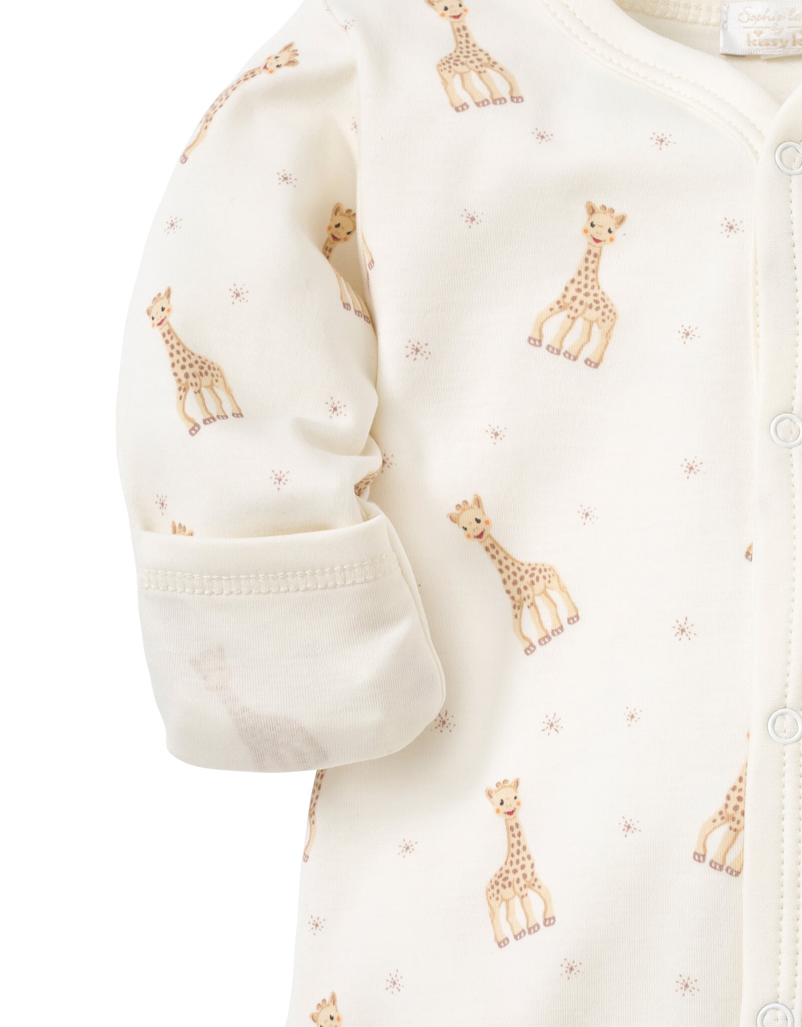 Kissy Kissy Sophie la Giraffe Ecru Footie
