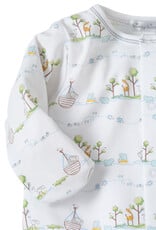 Kissy Kissy Noah's Print Converter Gown Blue