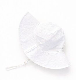 Huggalugs White Sunhat