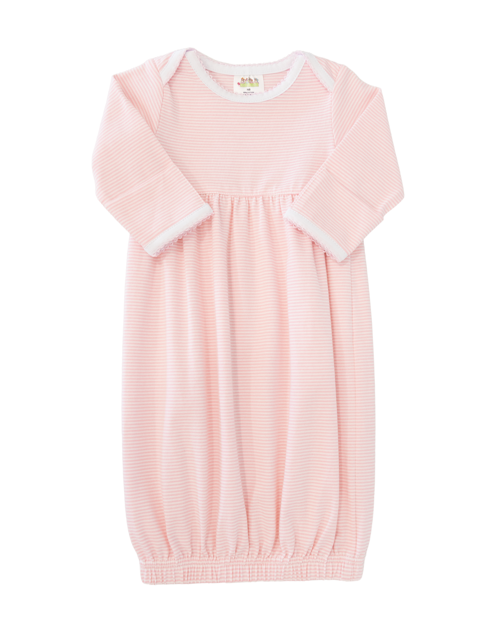 Zsa Zsa & Lolli ZZL Pink Stripe Baby Gown