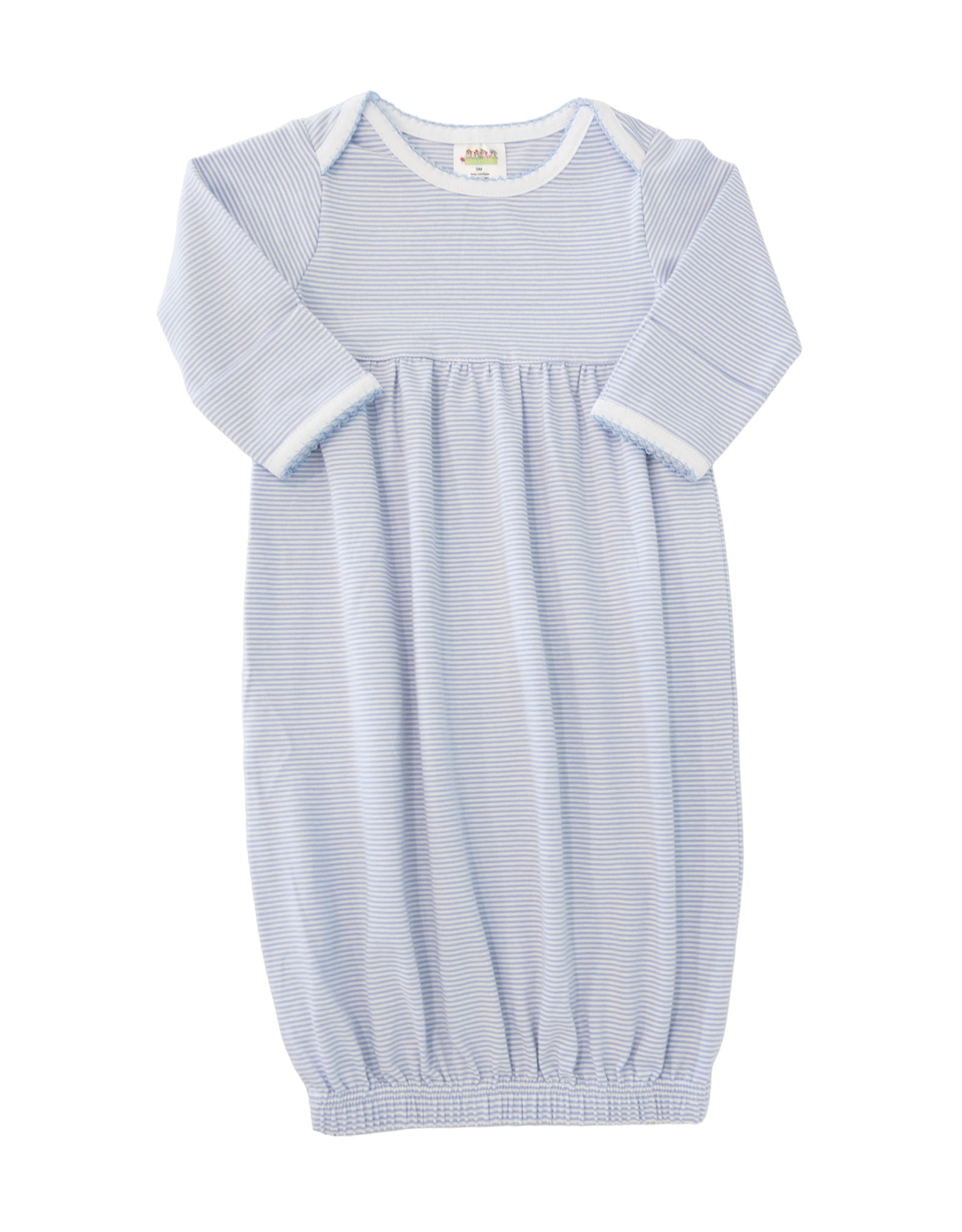 Zsa Zsa & Lolli ZZL Blue Stripe Baby Gown
