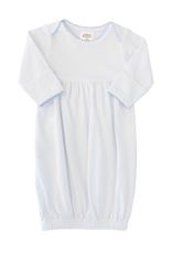 Zsa Zsa & Lolli ZZL Picot Trim Baby Gown BLUE