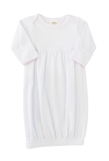 Zsa Zsa & Lolli ZZL Picot Trim Baby Gown PINK