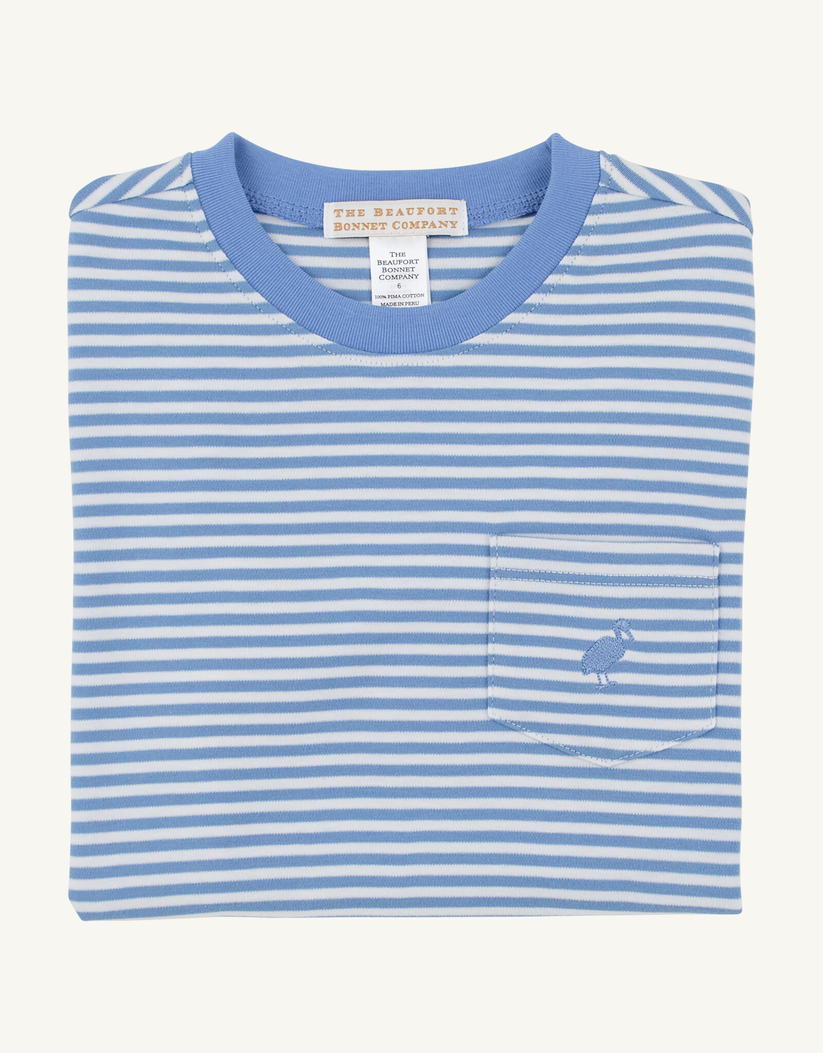 TBBC Carter Crewneck Sunrise Blvd Blue Stripe