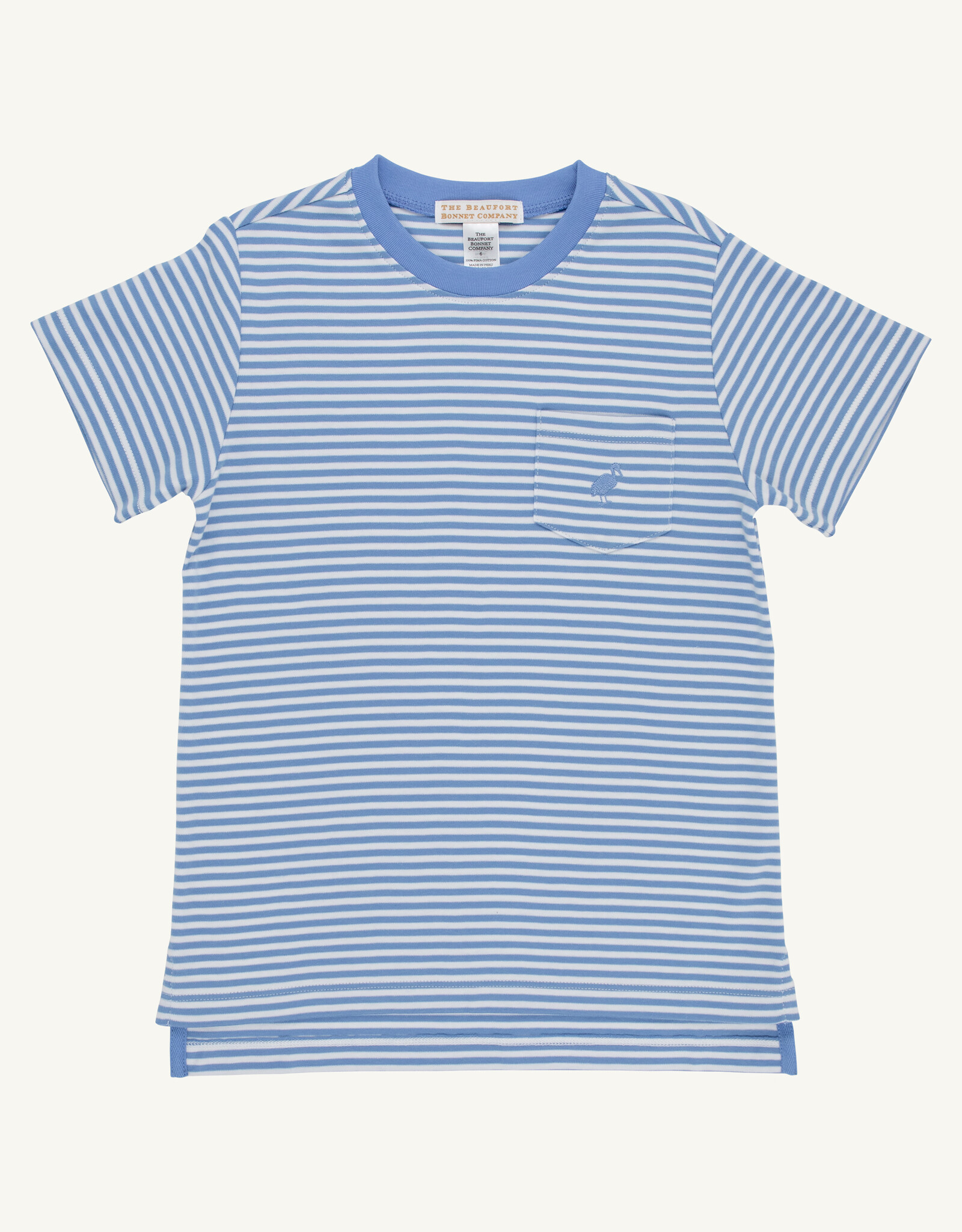 TBBC Carter Crewneck Sunrise Blvd Blue Stripe