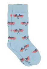 Properly Tied Lucky Duck Sock Freedom Flag