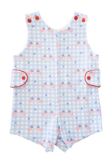 James and Lottie JL26 Reed Jon Jon Patriotic Gingham Knit