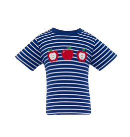 Claire and Charlie Apples Applique Shirt