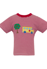 Claire and Charlie 5000P School Bus Applique Shirt
