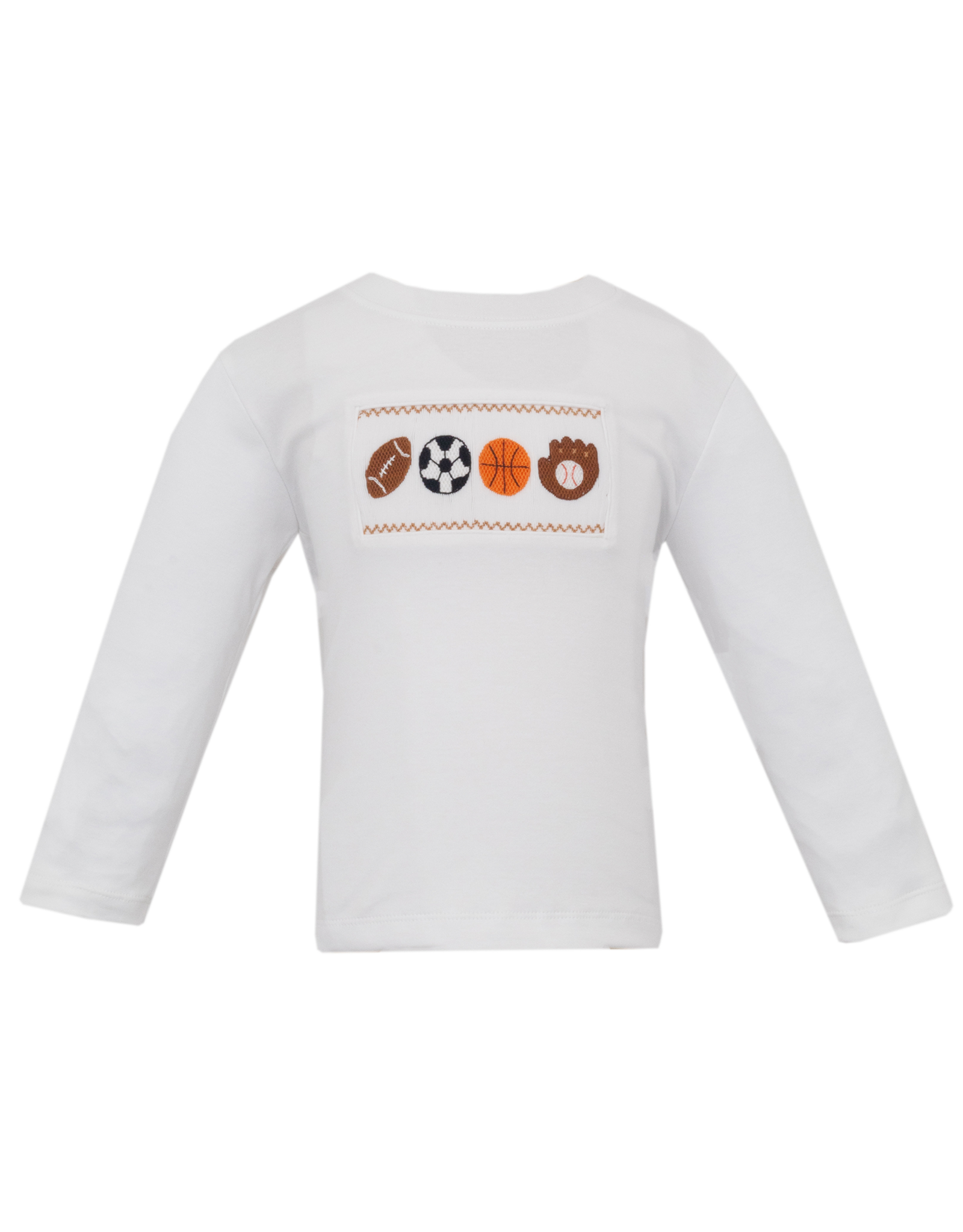 Anavini 542PL White Sports Smocked Shirt